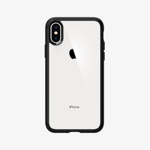 064CS24873 - iPhone XR Case Ultra Hybrid in crystal clear showing the back